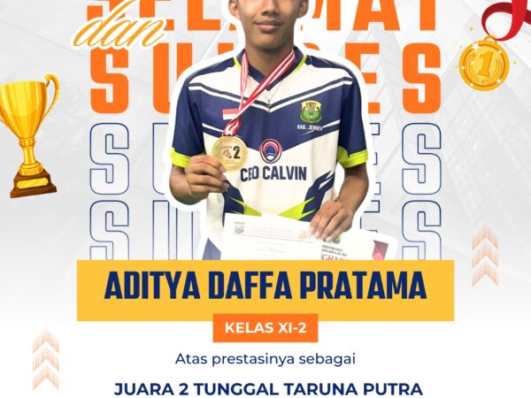 Juara 1 Ganda Remaja Putra Blitar Bumi