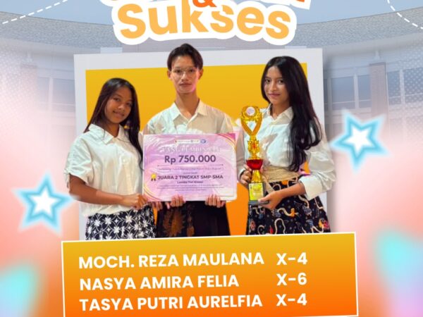 Juara 2 Lomba Tari Kreasi Tingkat SMP–SMA dalam Festival Anak Jember (FESAJ) 2026